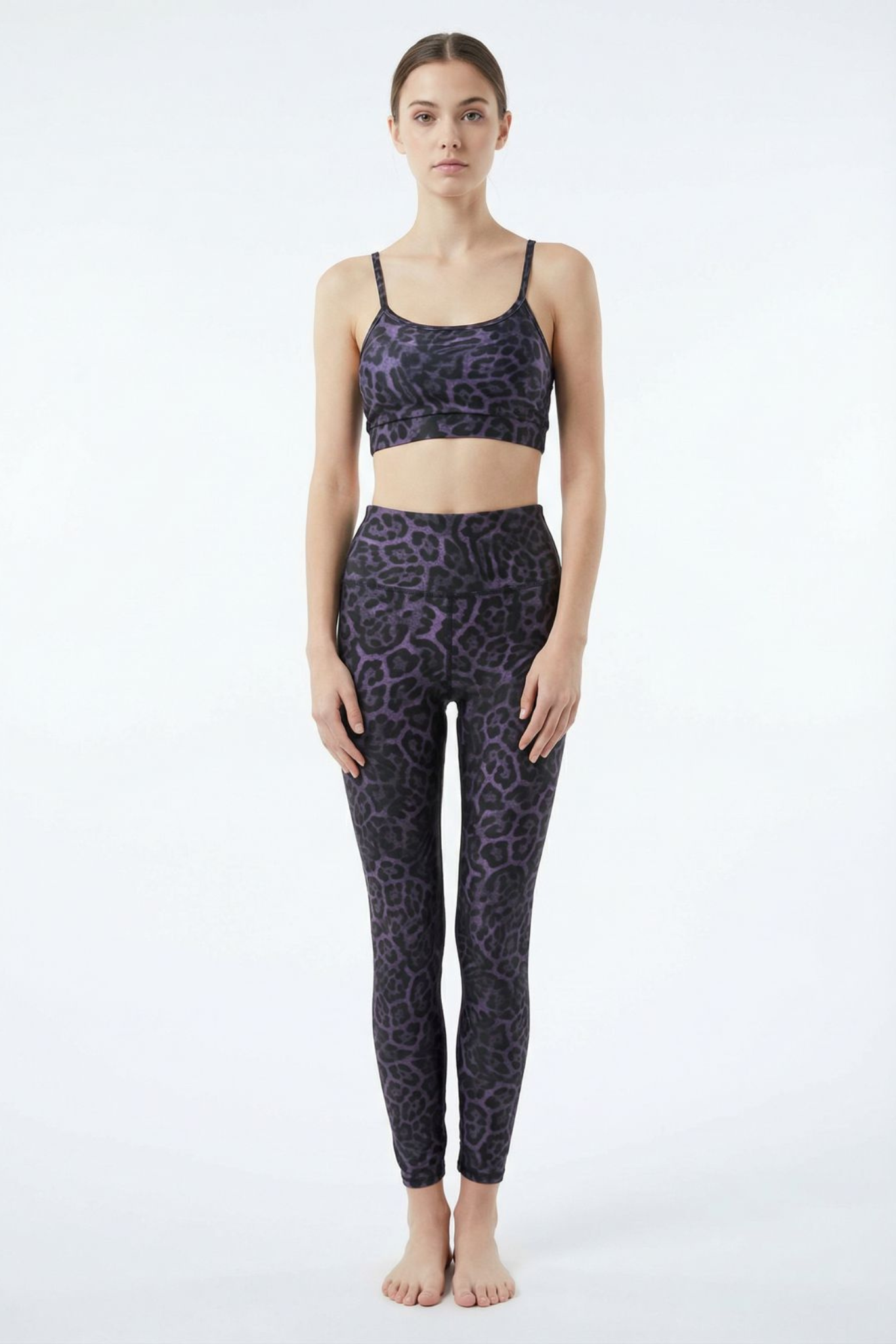 Legging LOU panthère violet