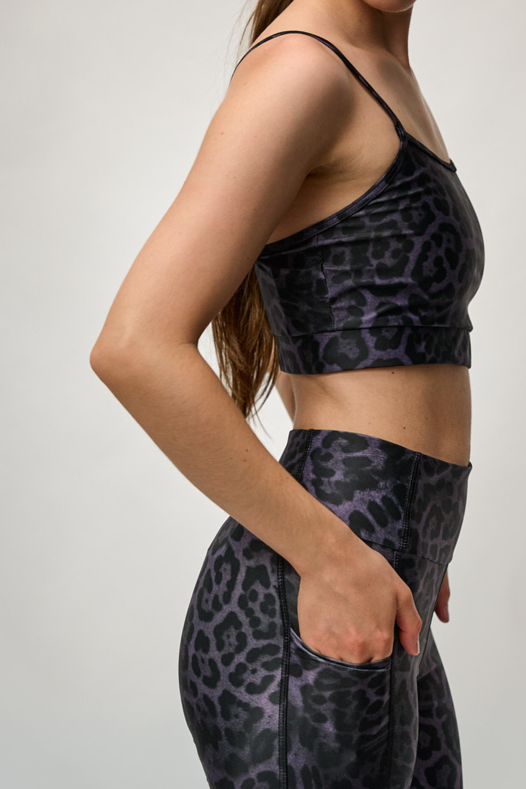 LOU purple panther leggings