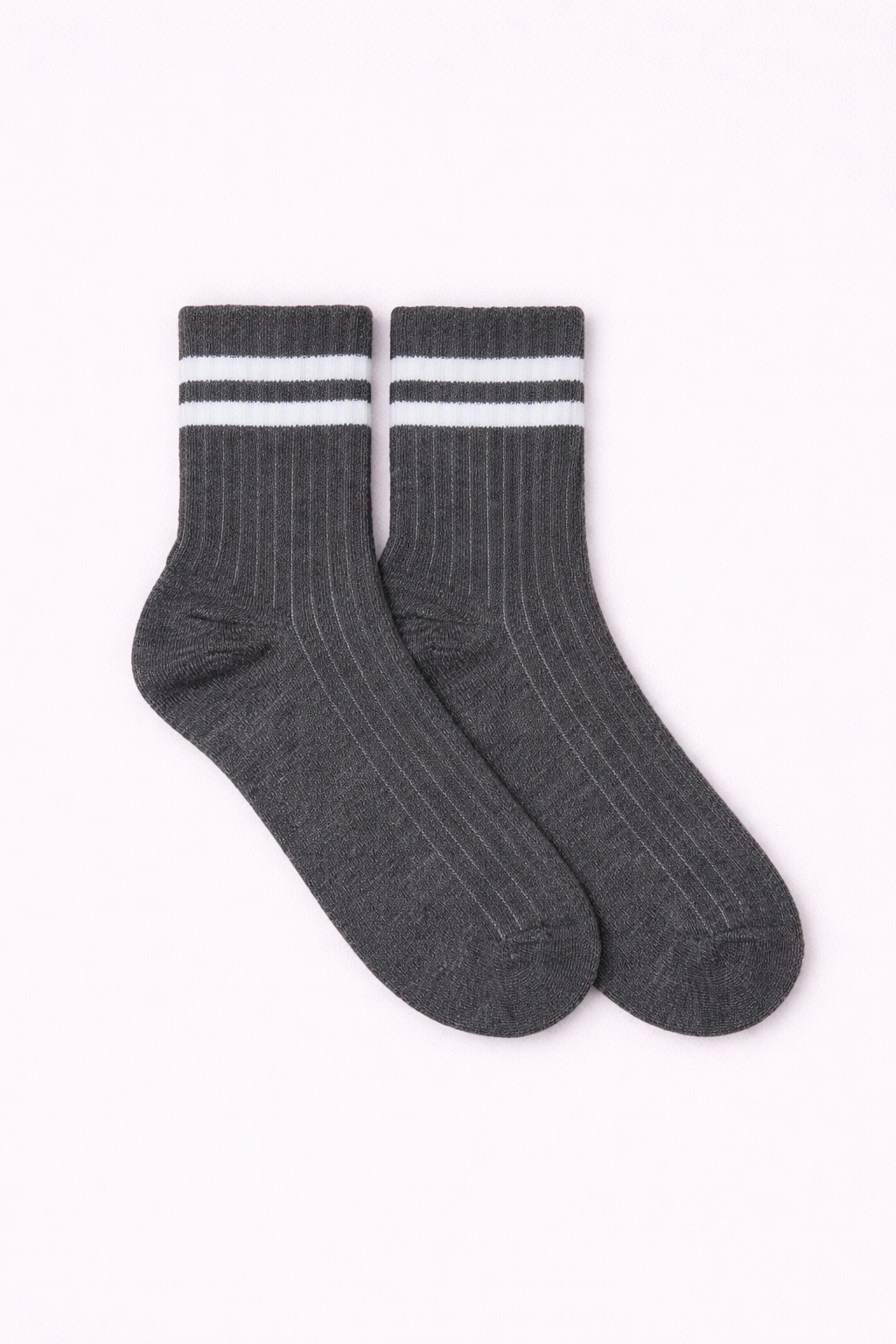 Gray high socks