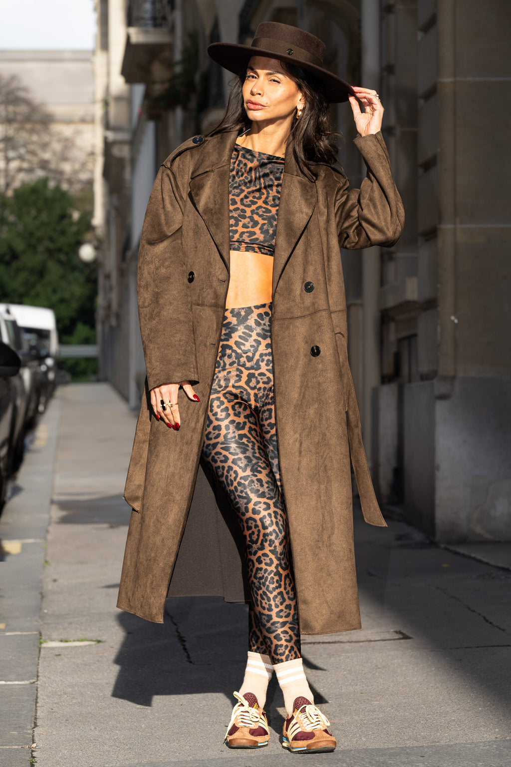 CAMILLE Top - Caramel Panther