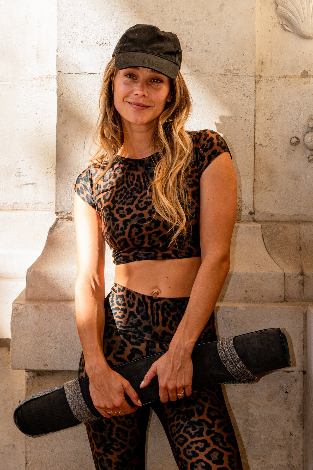 Top CAMILLE - Panthère caramel