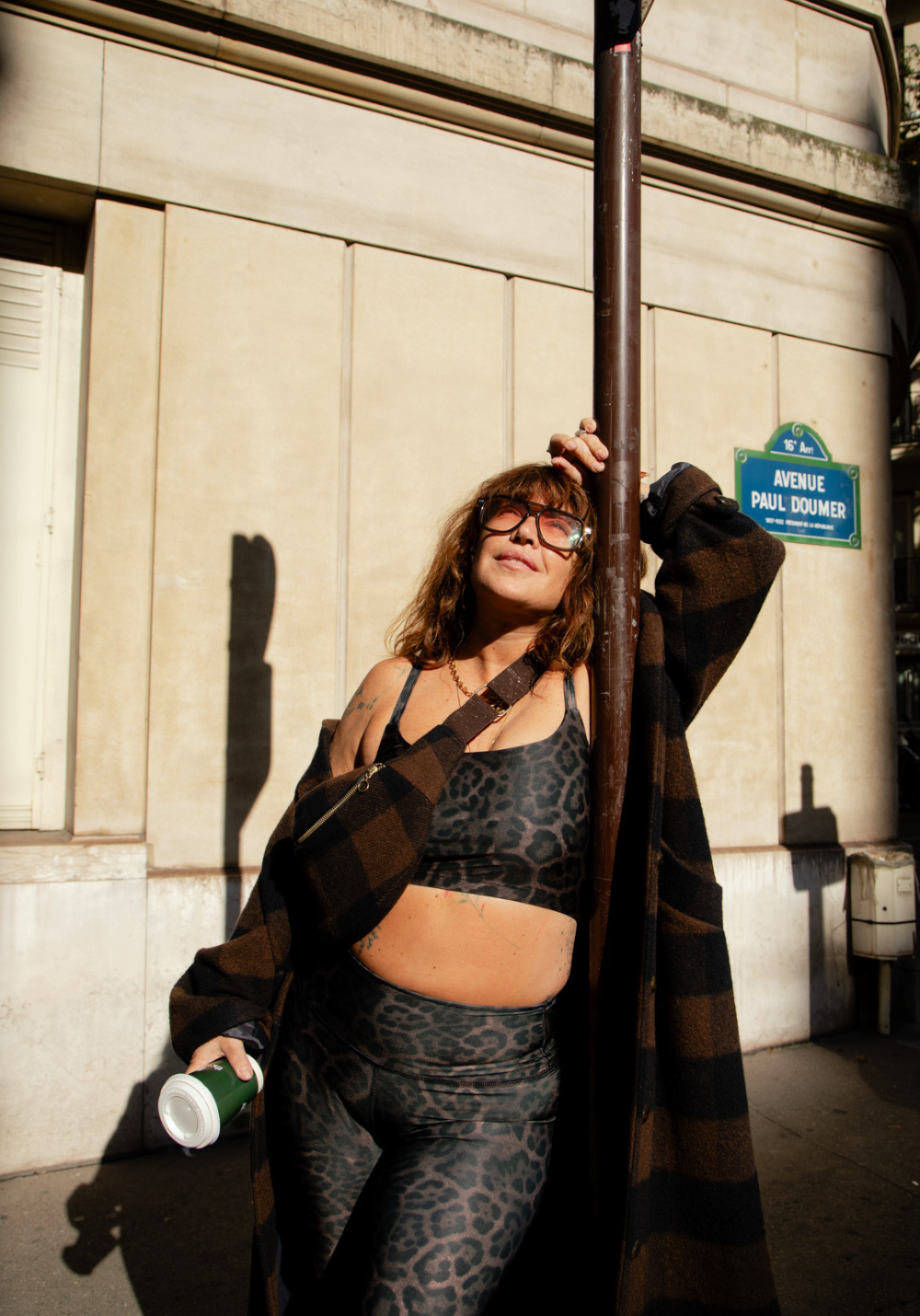 VANILLA LEGGINGS Brown Panther