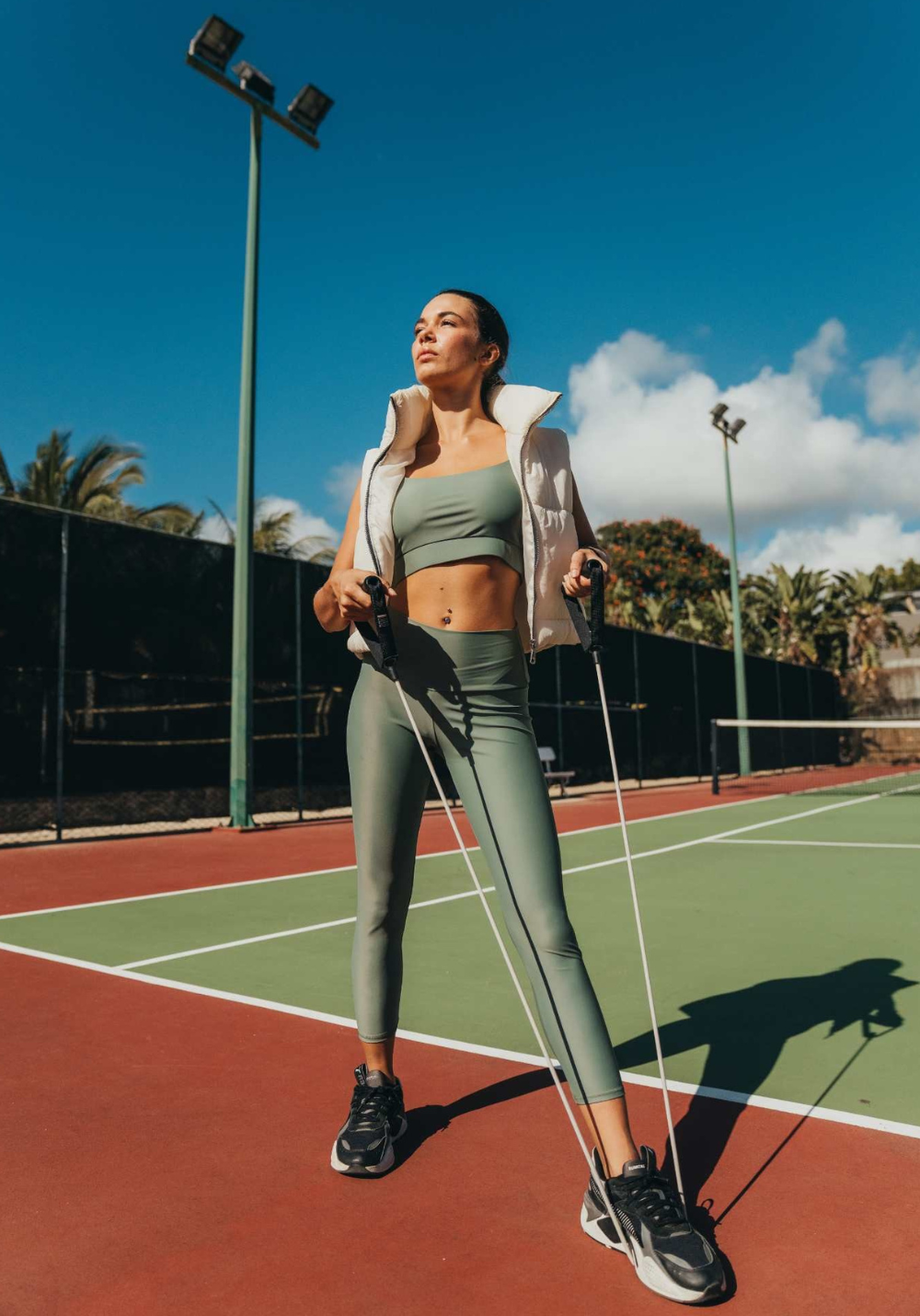 VANILLA Kaki LEGGINGS