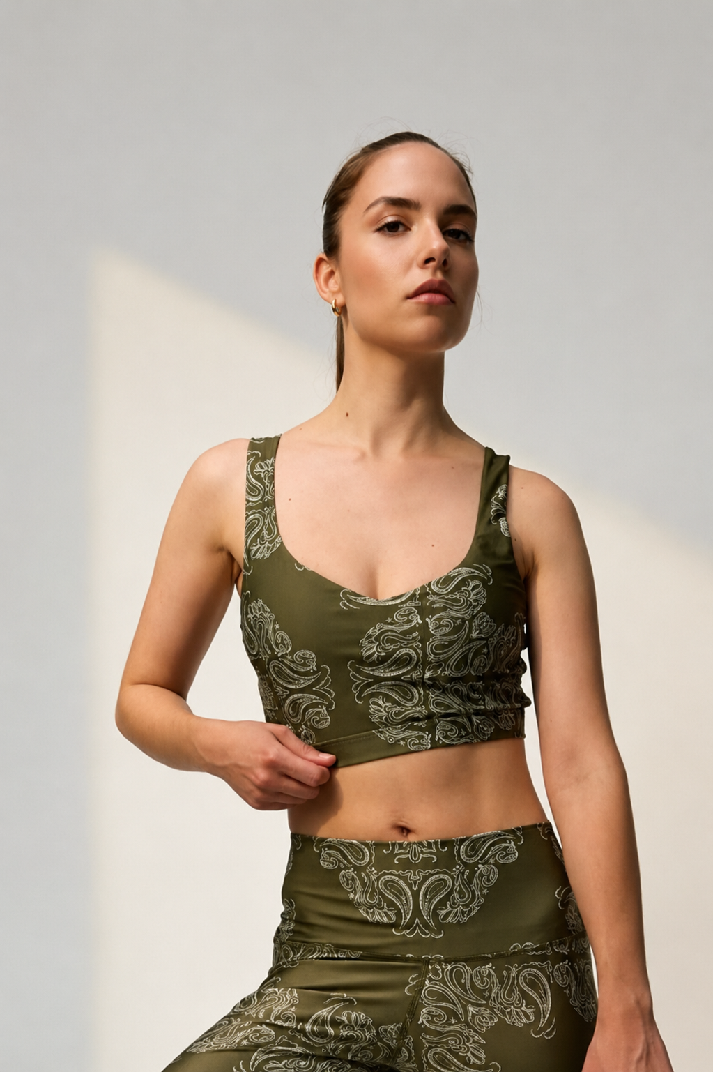 Brassière EWAN - Bandana kaki (pré commande)
