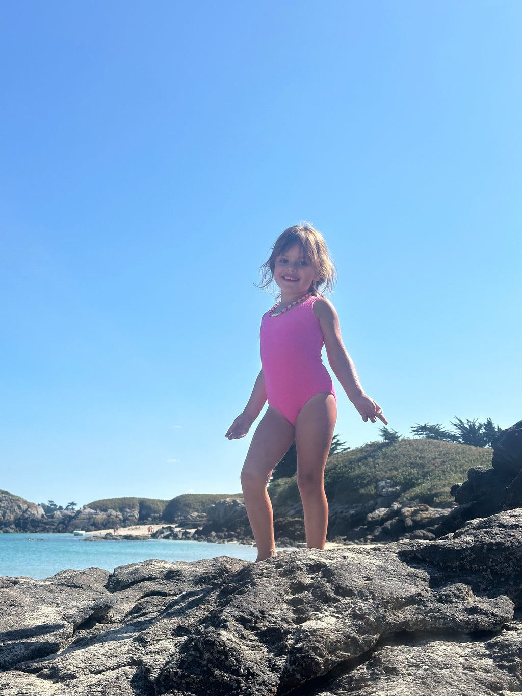 Maillot kids PEPA - Rose
