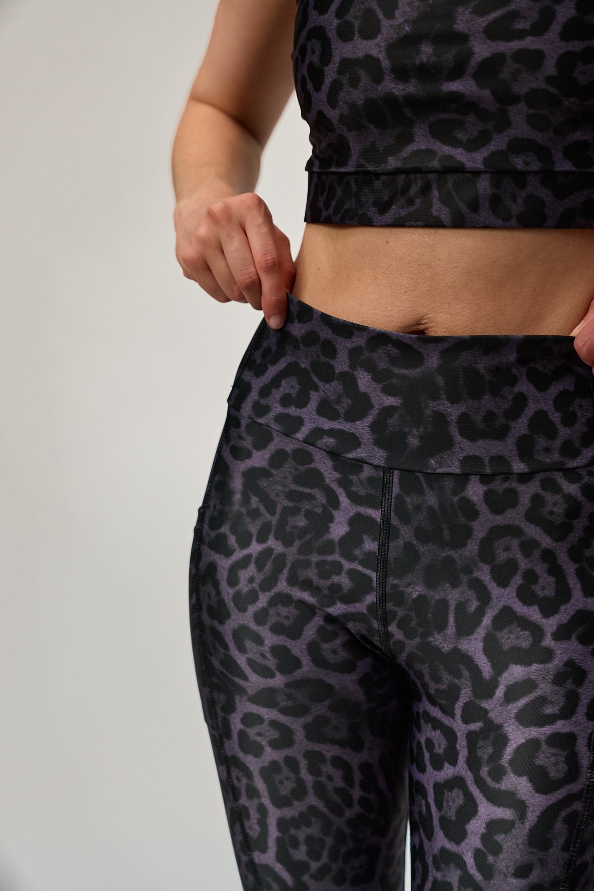 Legging LOU panthère violet