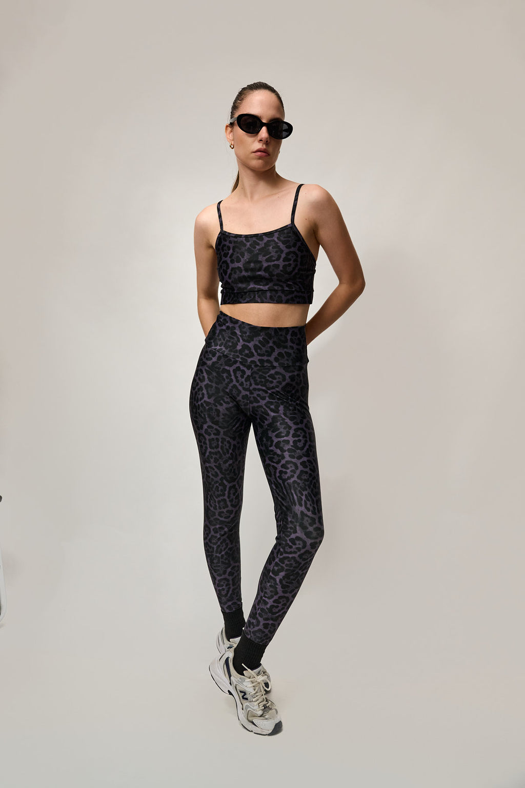 Purple Panther Azalea Leggings