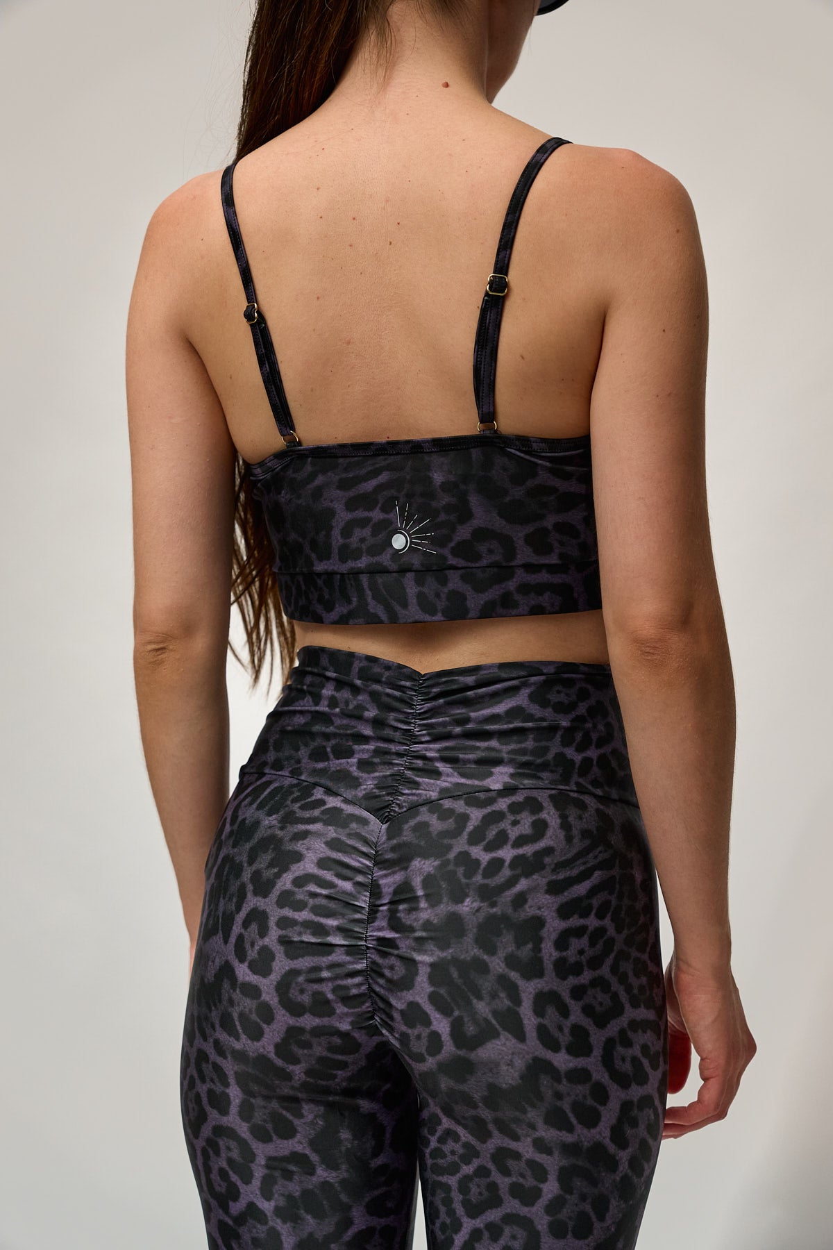 Legging AZALÉE - Panthère violet