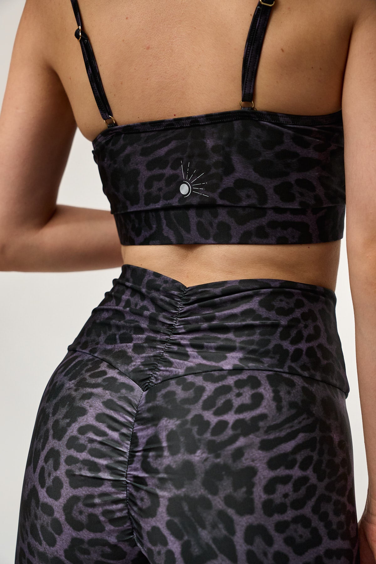 Legging AZALÉE - Panthère violet