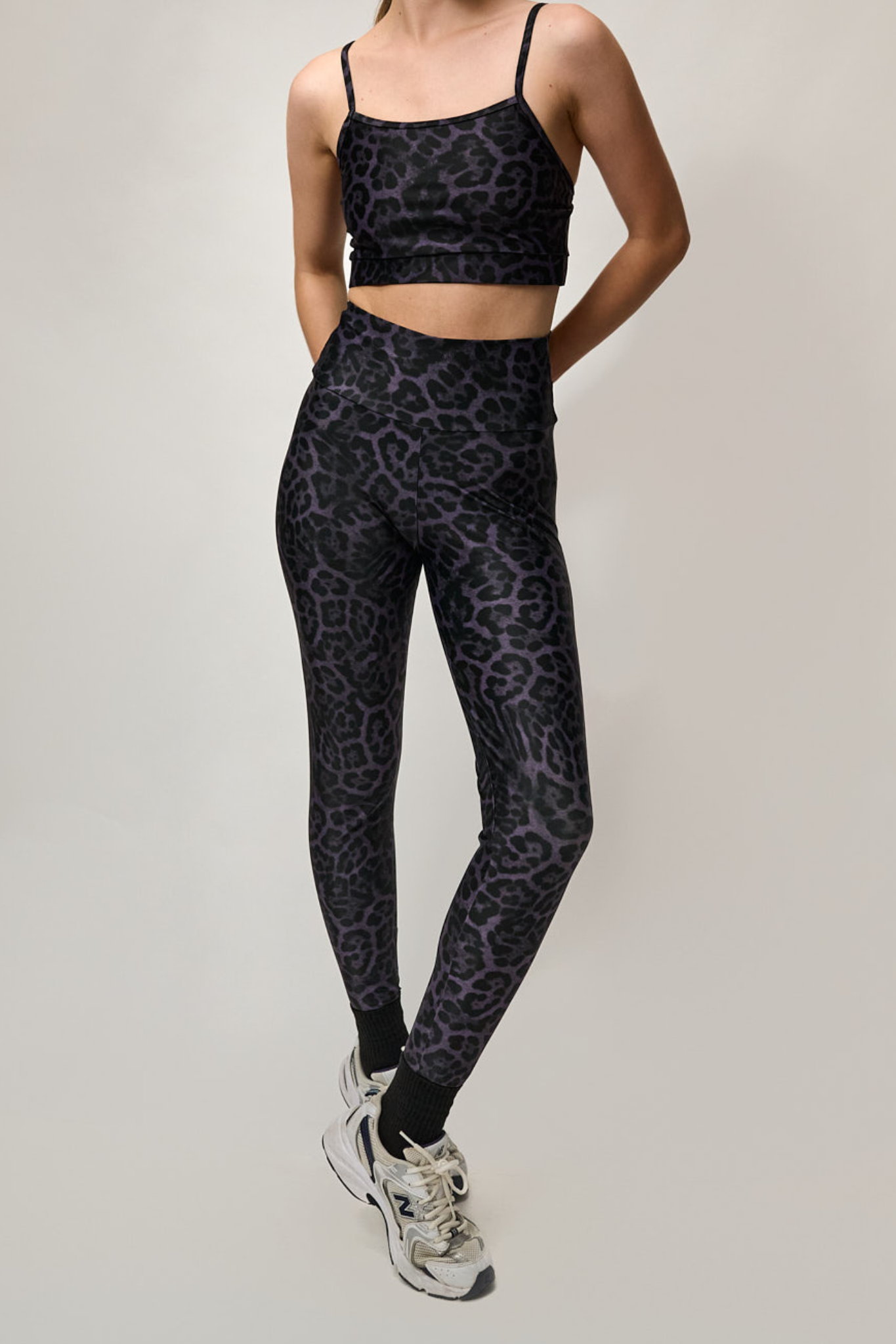 Legging LOU panthère violet
