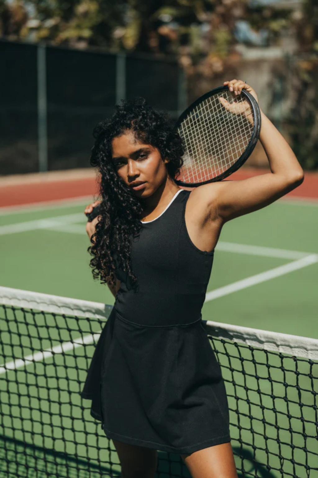 Robe de tennis ROSE - Noire