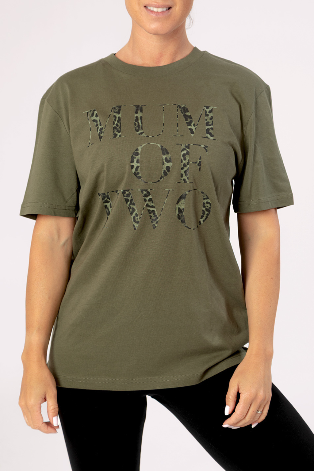 Tee-Shirt - MUM OF Kaki et Noir