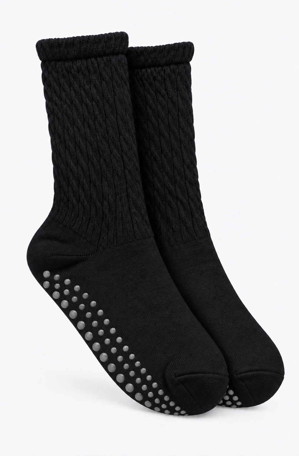 Gray high socks